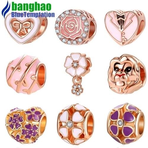 Wholesale diy bijoux original pandora pendants charms for jewelry making bracelet For needlework accessories beads B23