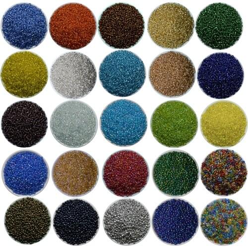 Wholesale Beads 1000pcs/lot 3mm Czech Glass Seed Beads Transparent Spacer Beads for Jewelry Making Beads For DIY Rings perles
