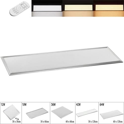Dimmable LED Panel Light SMD2835 Night Lighting Household Decoracion AC220V 2940-3360LM 12W 18W 36W 42W 64W Indoor LED Driver