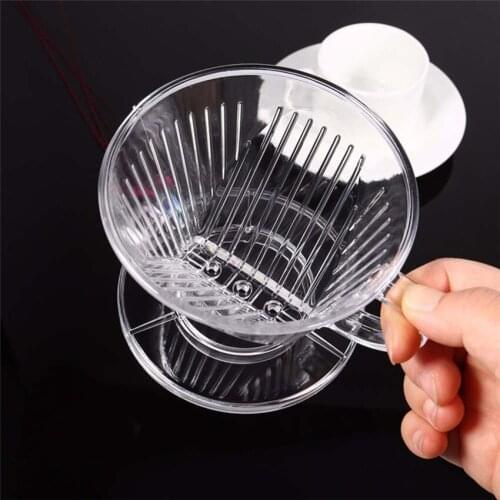Hand Punch Coffee Filter Cup Resin V60 Drip Filter Coffee Funnel Resin Drip Filter Cup Hand Punch Coffee Punch Cup Coffee Filter