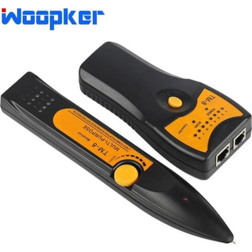 Network Cable Tester Wire Tracker Tracer for RJ11 RJ45 Cat5 Cat6 Telephone Lan Net Cable Automatic Scanner