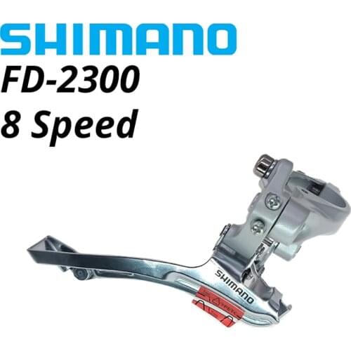 Shimano FD-2300 8 speed 2300 front derailleur 8s 8v 2300 switch highway clamp ring 31.8mm