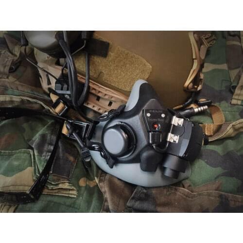 TMC Tactical Phantom Parachute Breath Facepiece DUMMY Model HALO DEVGRU OPSF New
