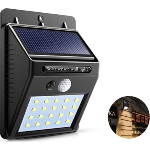 LED flashlight outdoor sensor wall waterproof solar garden street light sensor automatically lamp motion public road Night blubs