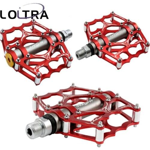 LOLTRA 3 Bearings Bicycle Pedal Anti-slip Ultralight CNC MTB Mountain Road Bike Pedal Sealed Bearing Pedals Bicycle Accessories