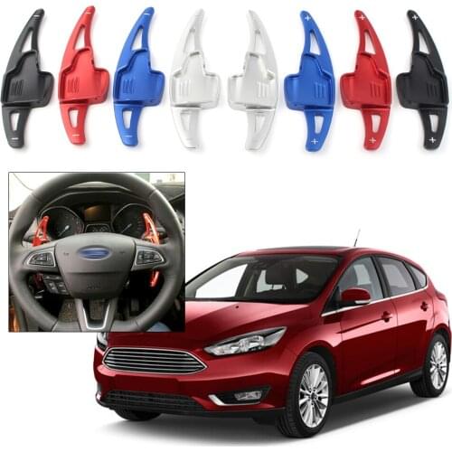 Car Shift Paddle Steering Wheel Shifter Extension For Ford Focus 2015 2016 2017 & Escape (ZG) SUV Kuga II 2017 2018 2019