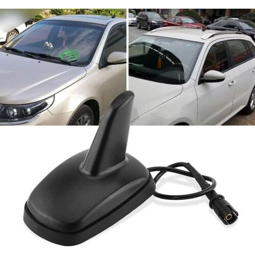Replacement Car Shark Fin Antenna FM/AM Aerial Roof Mast Base for VW