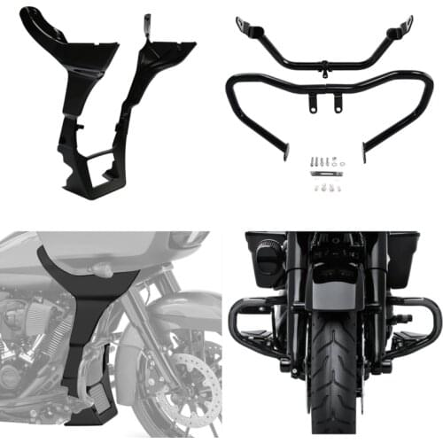 Motorcycle Engine Guard Fairing Support Bracket For Harley Road Glide FLTR 2015-2021 2020 2019 2018 2017 2016