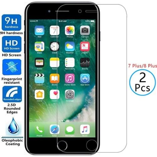 Protective tempered glass for iphone 7 8 plus screen protector on i phone 7plus 8plus safety film aphone aiphone iphon iphoe 9h