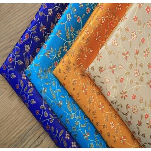 90x50cm Brocade Fabric Damask Jacquard America style Apparel Costume Upholstery Furnishing Curtain Clothing Material patchwork
