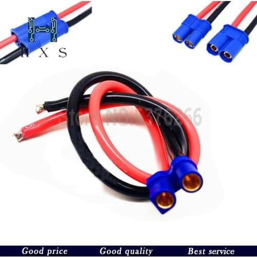 1PCS EC5 Male Female 5mm Bullet Connector Plug Pigtail Cable 150mm 10 AWG Silicone Wire for RC Battery Charger FPV Car Boat