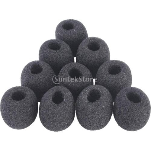 10Pcs Small Foam Covers Windscreen Windshield for Microphone 18mm x 8mm