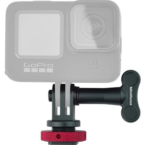 Metal CNC 1/4 Mini Tripod Adapter Mount for GoPro Hero 8 7 6 5 4 Session SJCAM SJ4000 Xiaomi Yi 4K Eken Action Camera Accessory