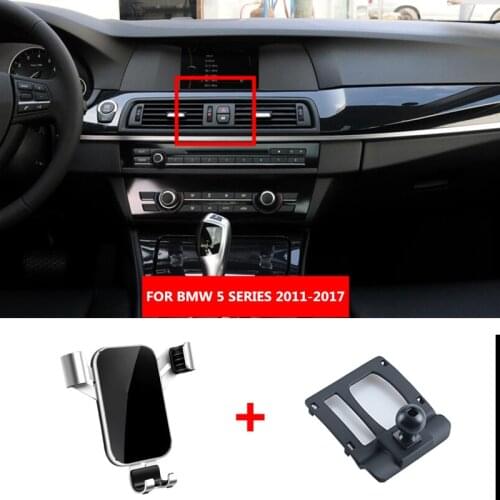 Car Mobile Phone Holder For BMW 5 Series 11 12 13 14 15 16 17 Smartphone Air Vent Stand Clip Mount GPS Support Accessories Style