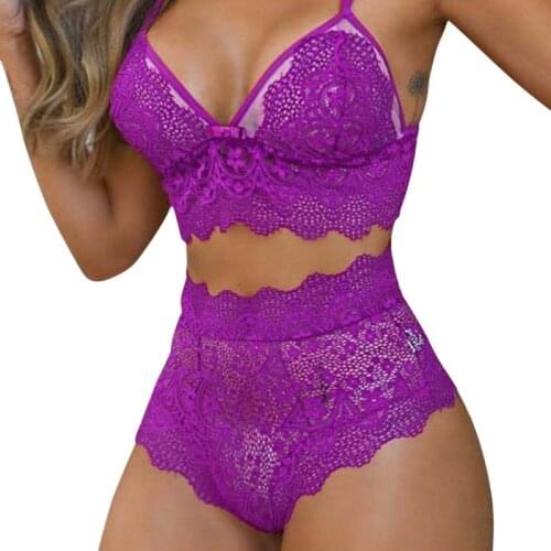 Women Lace Bra Sets Seamless Underwear Backless Vest Sexy Panties Bralette Lingerie Briefs Female Nightwear Womens Intimates