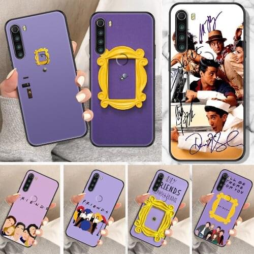Tv Perk Coffee Friends Phone Case For Xiaomi Redmi Note 7 8 9 10 7A 8T 9A 9T 9S 10S Pro black tpu bumper art back trend shell