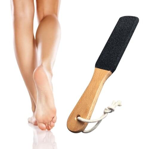 Wooden Double Sided Foot Rasp File Callus Dead Foot Rasp File Hard Dead Feet Skin Care Remover Pedicure Scrubber Tool