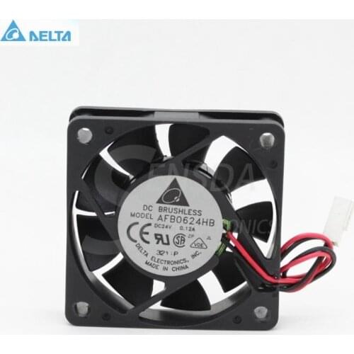 For delta 6015 24v 0.12a afb0624hb 60mm 6cm server inverter pc case cooling fans axial