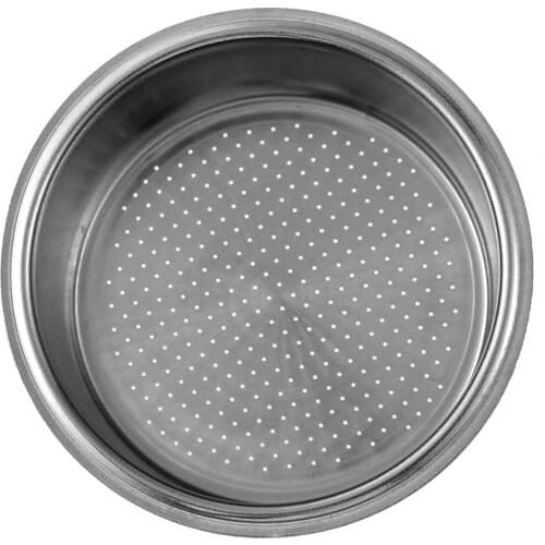 Stainless Steel Coffee Machine Filter Single Layer Coffee Strainer Bowl Reusable Cafe Maker Filtering Accessory for Home Office