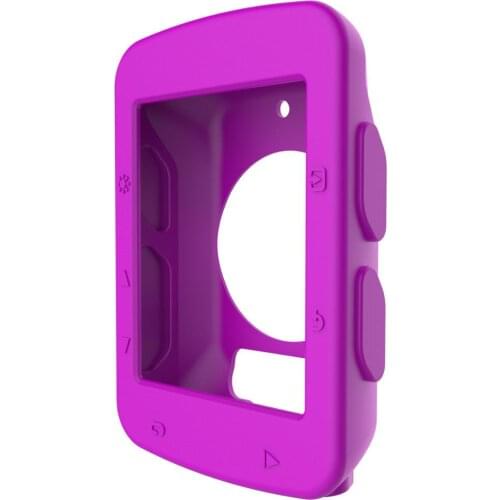 Purple Bicycle stopwatch Case Cover for Garmin Edge 520 Bike GPS Silicone shell Protective Rubber Sleeve Cover Free Shipping