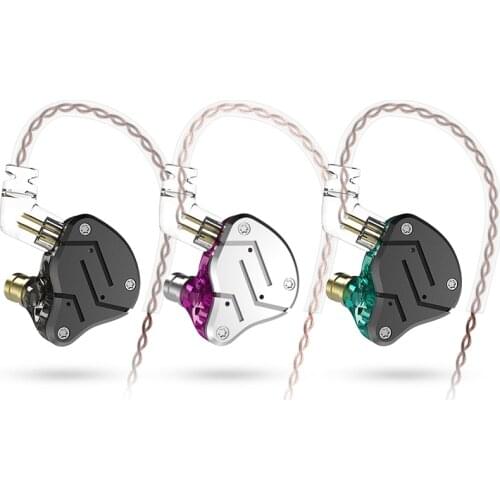 KZ ZSN 1BA+1DD Hybrid Driver HIFI In Ear Earphone DJ Monito Running Headset Earbuds KZ ZSX ZS10 PRO ZSN PRO ZST X ZSN S1 S2 Z1
