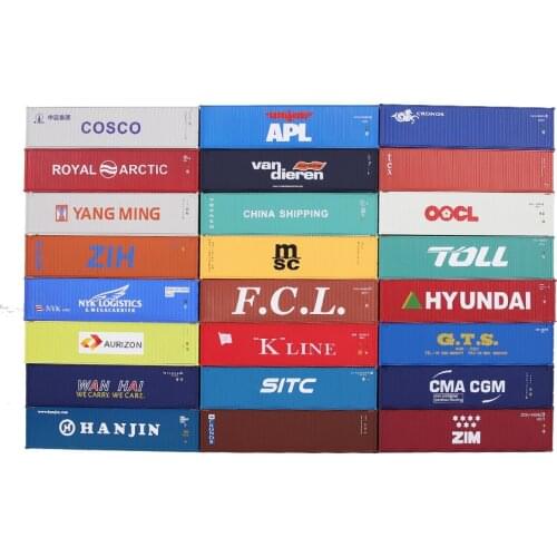 HO Train model 40 feet container toy ocean liner cargo shiptransport accessories construction train parts collection train model