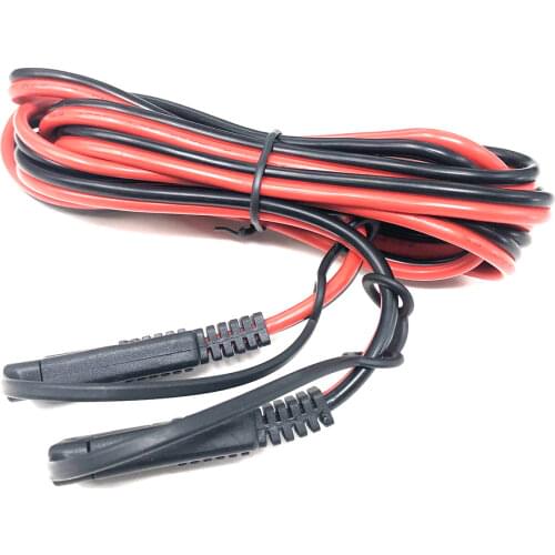 Battery Charging Cables SAE TO SAE Quick Disconnect SAE Extension Cable Dust Cap 200CM 14AWG for Camp Trailer Solar Panels