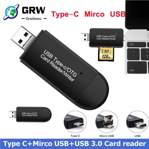 OTG Micro SD Card Reader USB 3.0 Card Reader 2.0 For USB Micro SD Adapter Flash Drive Smart Memory Card Reader Type C Cardreader