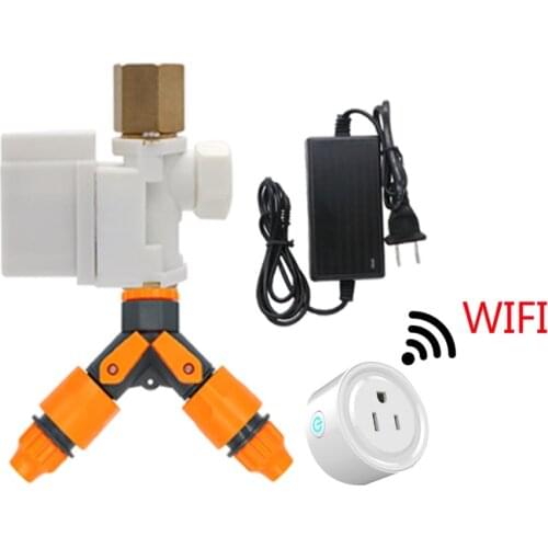 4PCS WIFI Timer Switch Water Valve Intelligent Automatic Watering Set Irrigation Automatic Play Timer Quantitative Controller