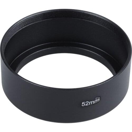 Sunshade Metal 52mm For Canon Nikon Lens 52mm