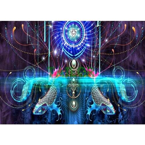 Wall stickers Cuadros 5D diamond painting haft diamentowy Cross stitch kit set Full square tools animal fish Mosaic art colours