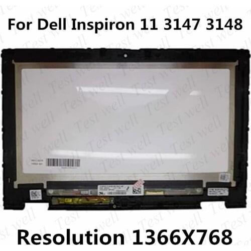 Original 11.6" LCD Touch screen Glass Digitizer Assembly For Dell Inspiron 11 3147 3148 P20T P20T001 LP116WH6 Tested Well
