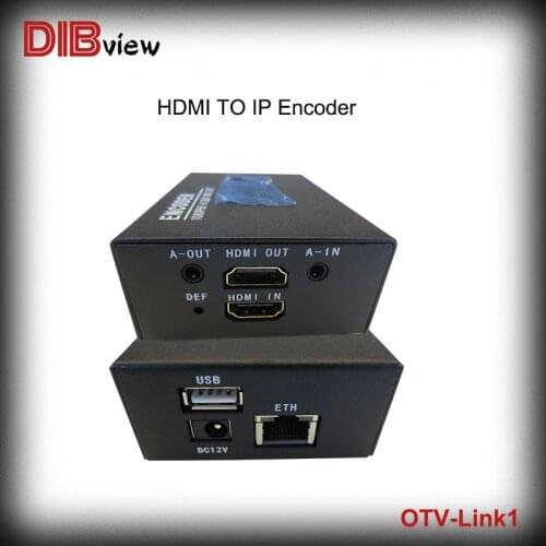 OTV-Link1 H265 H264 HD MI Video SRT HLS RTMPs Live Streaming IPTV Encoder Decoder With USB For Facebook Codec
