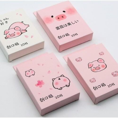 20PCs Cute Cartoon Band Aid Waterproof Breathable Adhesive Bandages First Aid Emergency Kit For Kids Children Home Outdoor decor