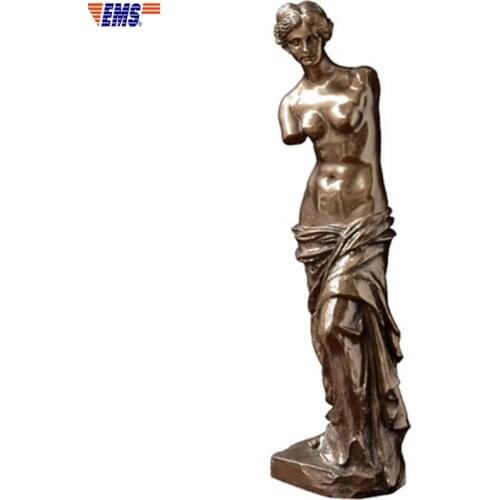 ROMAN MYTHOLOGY GODDESS VENUS FULL-LENGTH PORTRAIT COLD CAST BRONZE STATUE PERSONALITY LIVING ROOM ENTRYWAY ORNAMENTS X2758