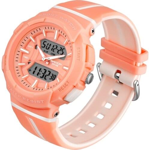 SANDA Fashion Women Watches Electronic Sport Watch Ladies Led Digital Wristwatch Female Clock Waterproof relogios masculino