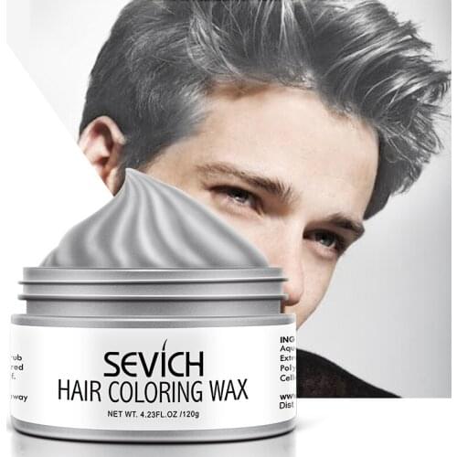 Sevich 120g Temporary Hair Color Wax Hair Dye Cream for Daily Party Hair styling One-time Hair Color 8 Color Salon Hair