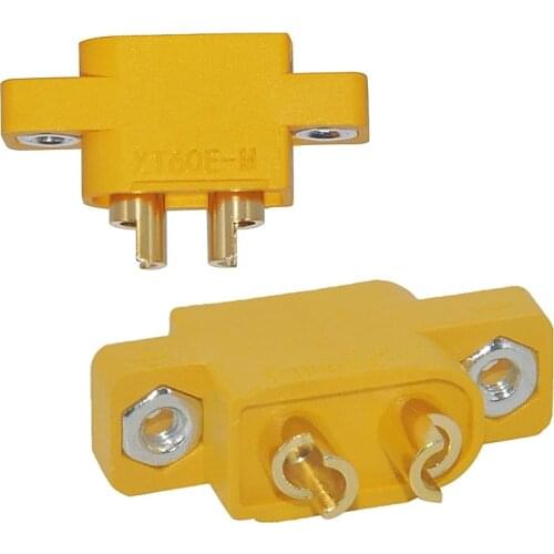 AMASS Connector Plug Male XT60E-M Plug Mountable Connecting Multicopter Parts Fixed Board DIY Spare Part For RC Models 40% OFF