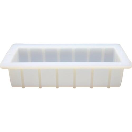 Loaf Soap Silicone Mold Dividers 1.5L Acrylic Partition Clapboard Rectangular White Mould DIY Handmade Making Tool