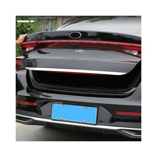 Steel Chrome Rear Tailgate Door Trunk Lid Cover Trim For Kia Optima K5 2020-2021
