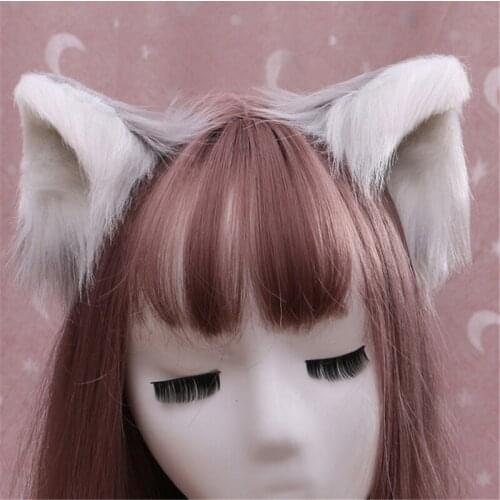 High Quality Cat Ears Plush Animal Ears Hairpins Lolita Sweet Fluffy Ear Cosplay Anime Hair Clips Party Costume Hair Accessories