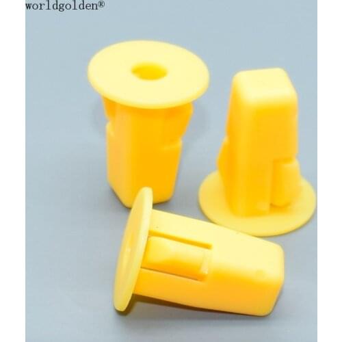 Worldgolden 100pcs auto fasteners Front & Rear Wheel Fender Liner Screw Grommet #12 Screw Size N805155-S for Toyota#90467-09096