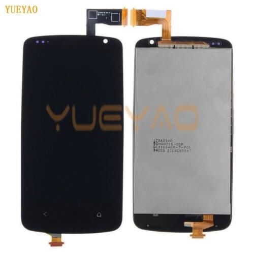 YUEYAO LCD Screen For HTC Desire 500 LCD Display Digitizer Touch Screen Glass Panel LCD Display Assembly Replacement