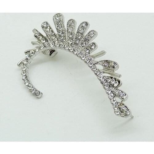 Clip De Oreja New Crystal Fashion Trendy Flower Women Earrings Ear Party Jewelry 1 Pair