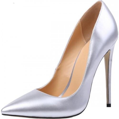 ARQA Brand 2019 New Fashion Shoes woman Pointed Toe Pumps Big Size 34-48 Spring Good quality Thin heel Handmade Wedding Shoes