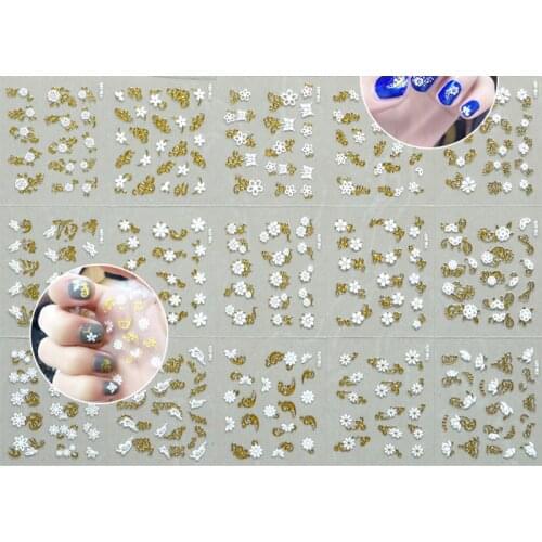 1pcs Nail Art Stickers 30designs Sticker For Nail Art Flower/Lace/Butterfly Decals Manicure Accessories Art Nails Sticker #2019