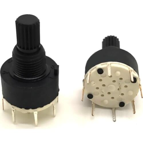 1PCS SR16 16mm Band Switch Rotary Switch 15 mm Shaft