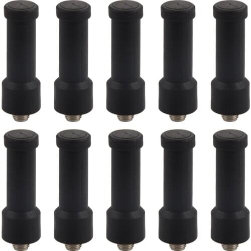 10PCS ABBREE SAM-F short antenna for walkie talkie 400-470MHz enhance signal compaticable for BaoFeng BF-888S UV-5R UV-82 UV-S9