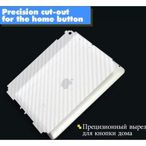 10pcs 3D Carbon Fiber Protector Transparent Sticker Back Film for Ipad mini 1 2 3 4 5 6 air air2 Pro 9.7 Clear Stickers