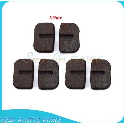 3 Pair Brake Disc Caliper Pads Shoes For 47cc 49cc Gas Mini Moto ATV Quad Go Kart Scooter Dirt Kids Pocket Bike